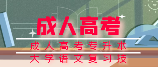 成人高考专升本之大学语文复习技巧