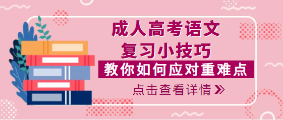 成人高考怎么复习